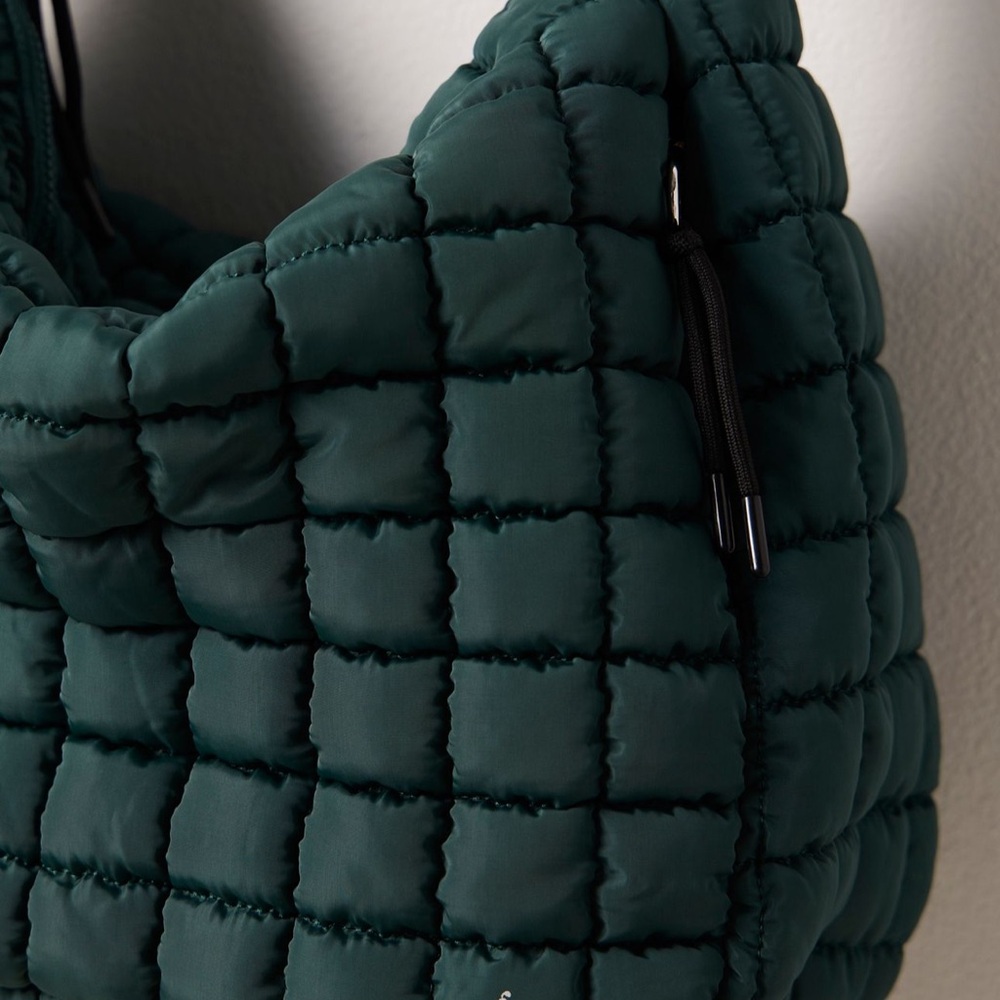 Free People Quilted Carryall - Evergreen - Picture 3 of 8
